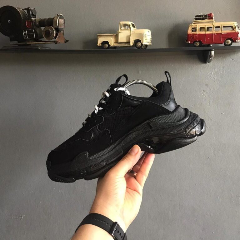 balenciaga ayakkabi sneakers triples siyah ithal
