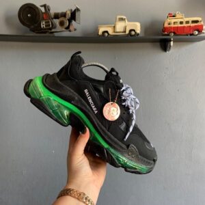 balenciaga ayakkabi sneakers triples siyah yesil ithal