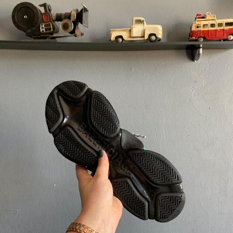 balenciaga ayakkabi sneakers triples siyah yesil ithal