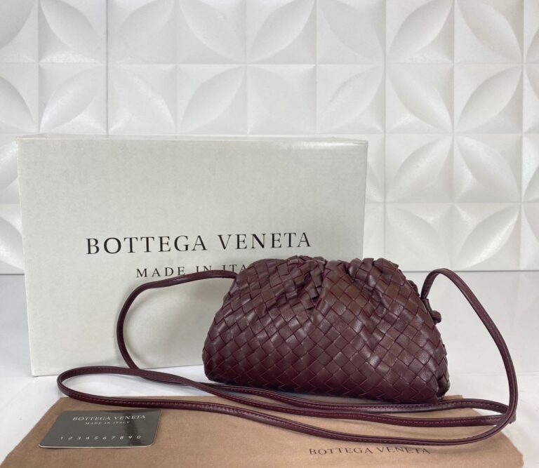 bottega veneta canta deri the pouch mini boy bordo 22x12 cm orgulu