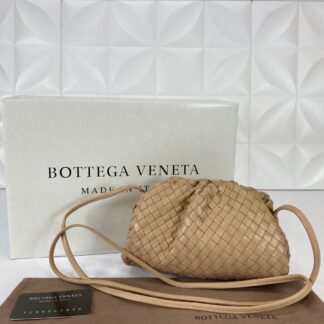 bottega veneta canta deri the pouch mini boy nude 22x12 cm orgulu