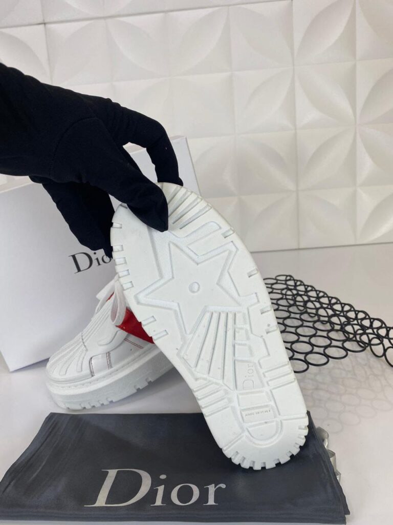 christian dior ayakkabi id kadin sneakers kirmizi beyaz ithal