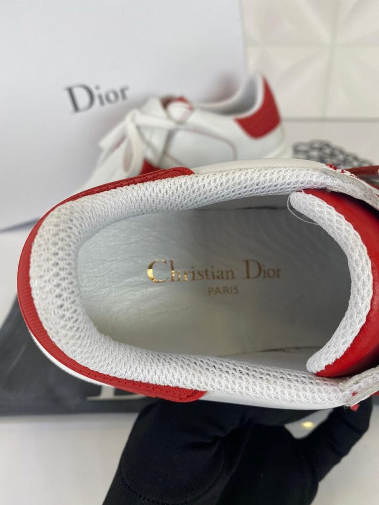 christian dior ayakkabi id kadin sneakers kirmizi beyaz ithal