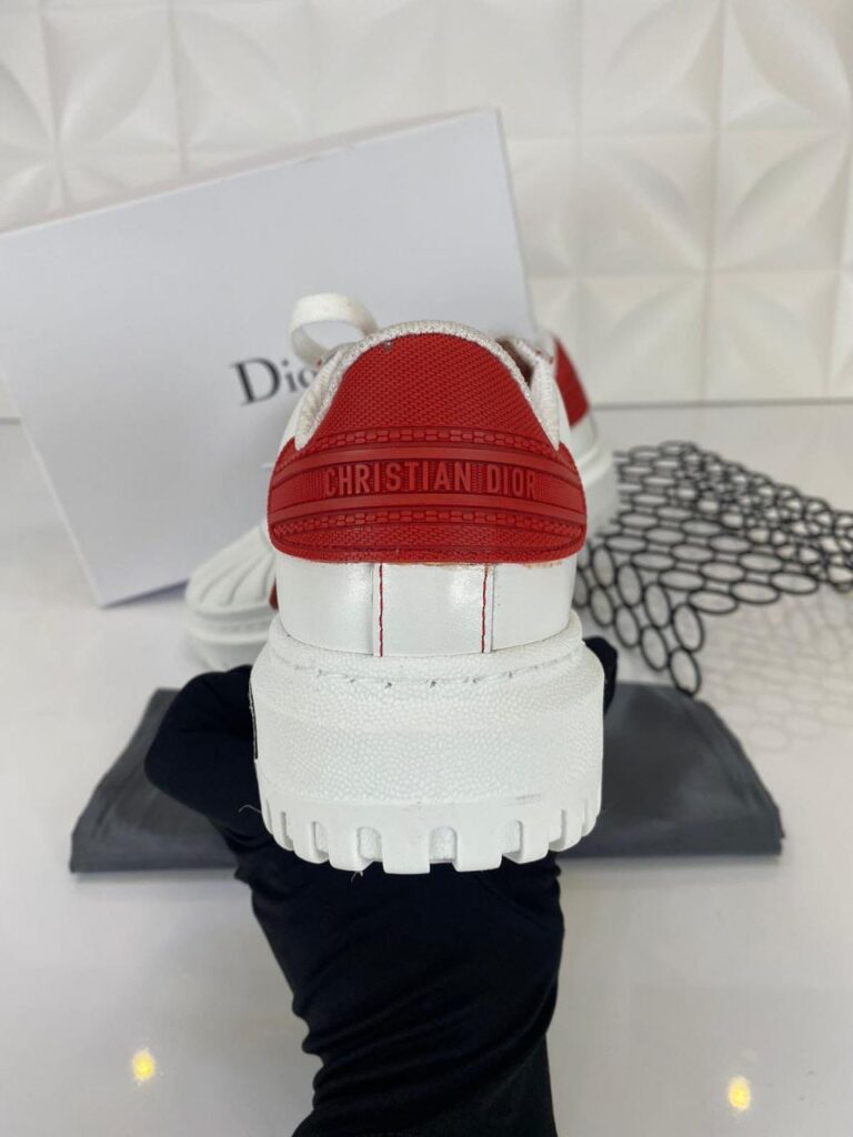christian dior ayakkabi id kadin sneakers kirmizi beyaz ithal
