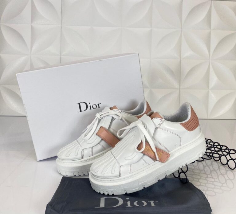 christian dior ayakkabi id kadin sneakers pudra beyaz ithal