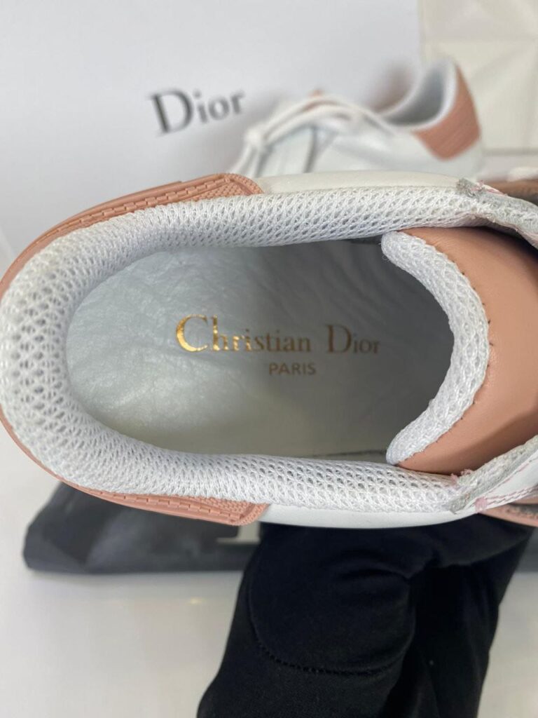 christian dior ayakkabi id kadin sneakers pudra beyaz ithal