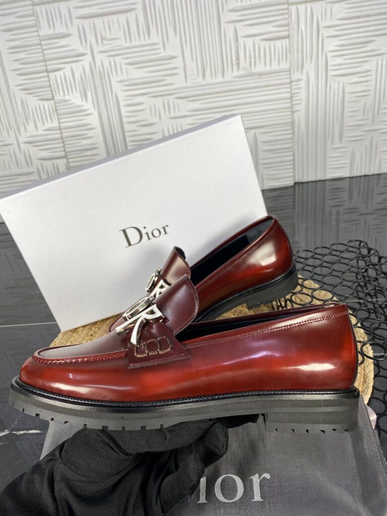 christian dior ayakkabi loafer kahve
