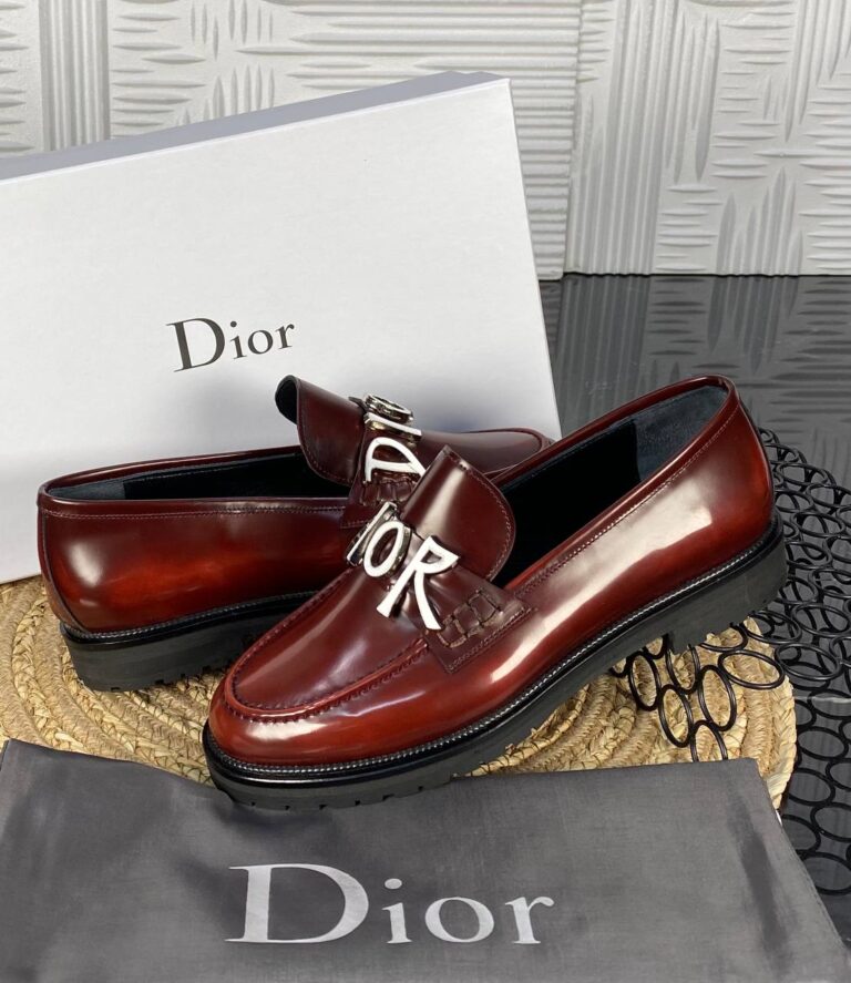 christian dior ayakkabi loafer kahve