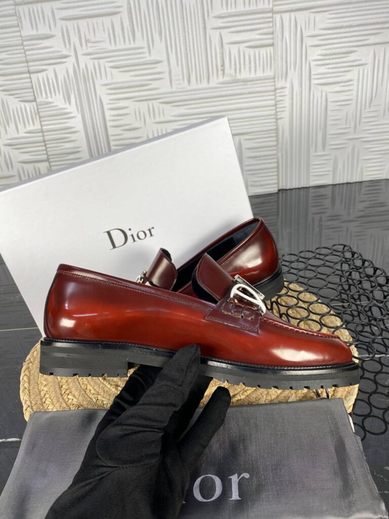 christian dior ayakkabi loafer kahve