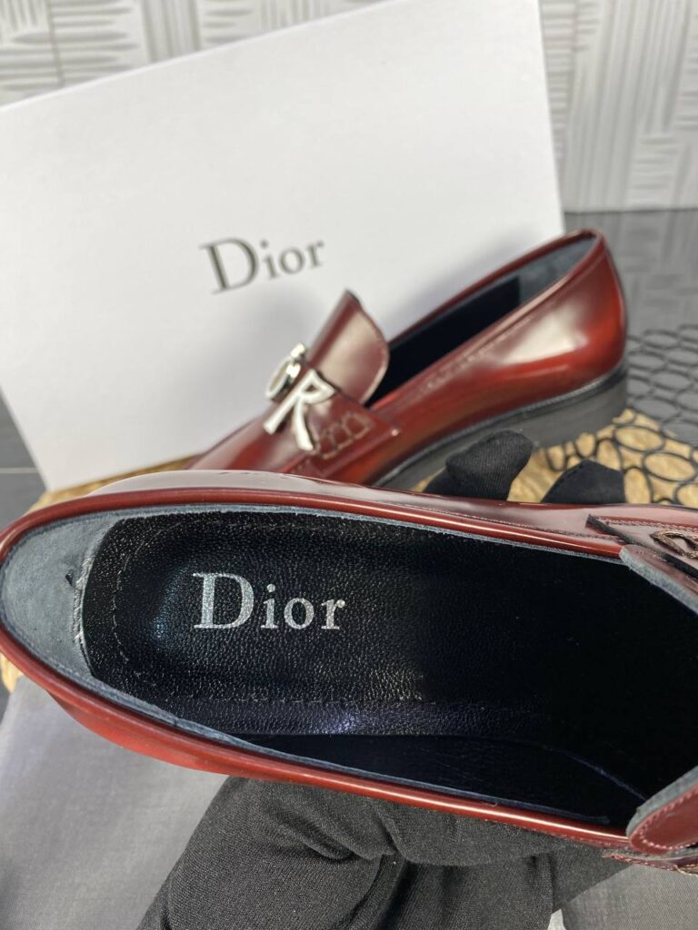 christian dior ayakkabi loafer kahve