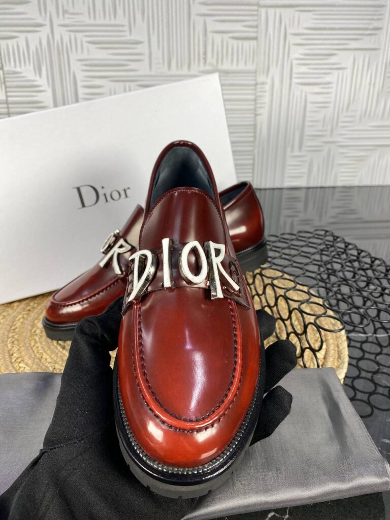 christian dior ayakkabi loafer kahve