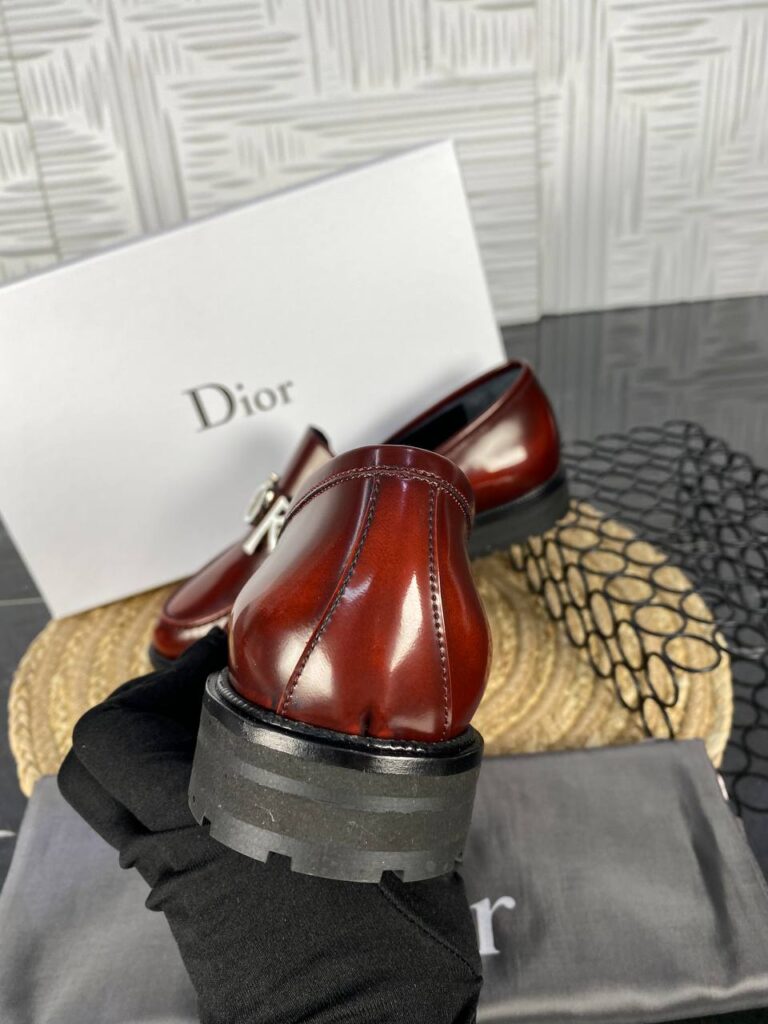 christian dior ayakkabi loafer kahve