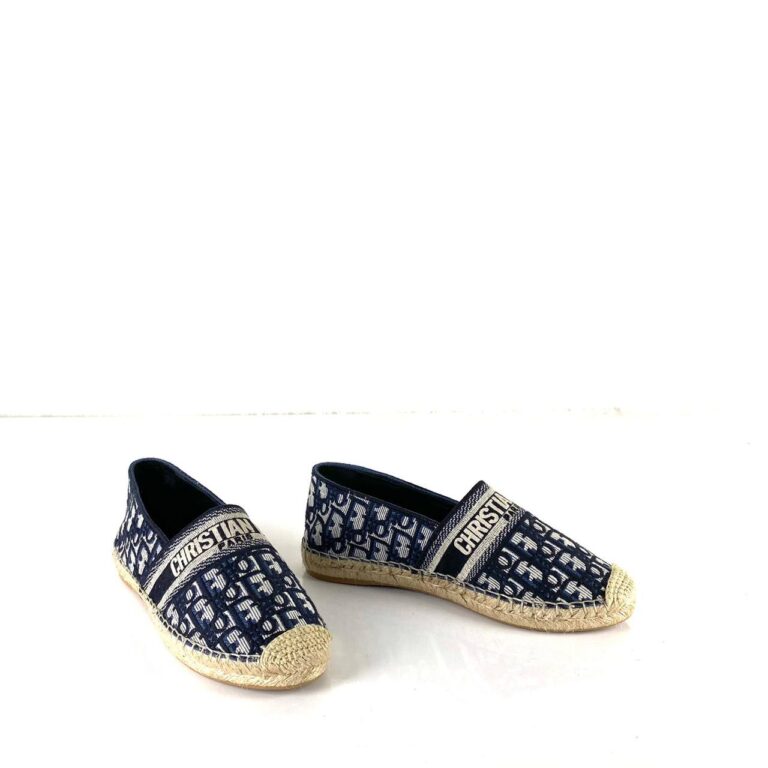 christian dior babet keten orgu espadril