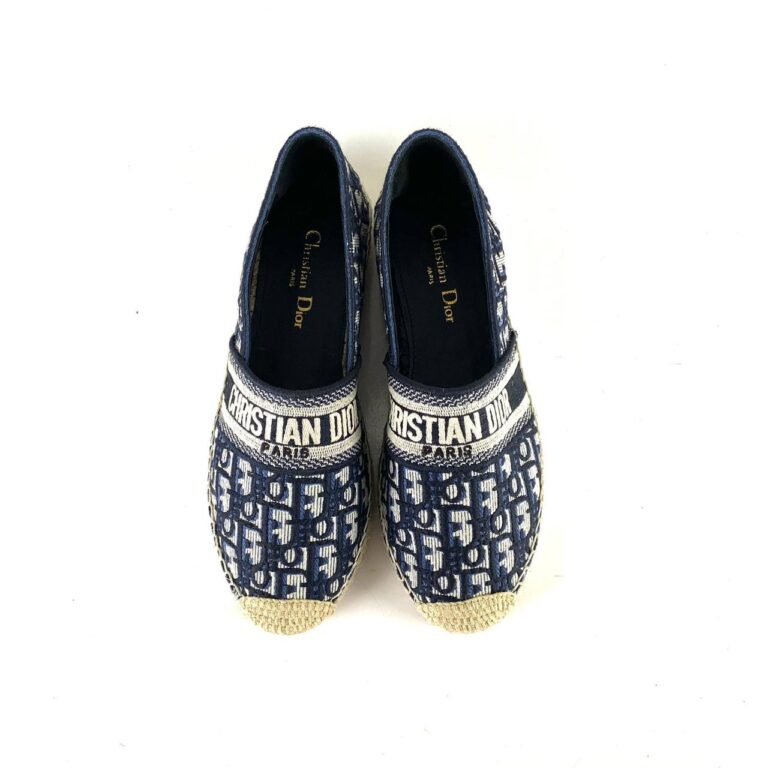 christian dior babet keten orgu espadril