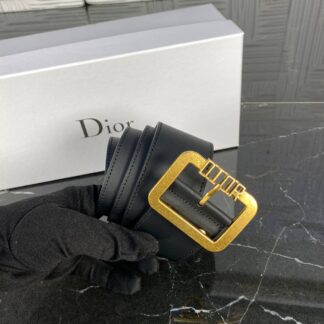 christian dior kemer siyah antik gold toka 5 cm ithal