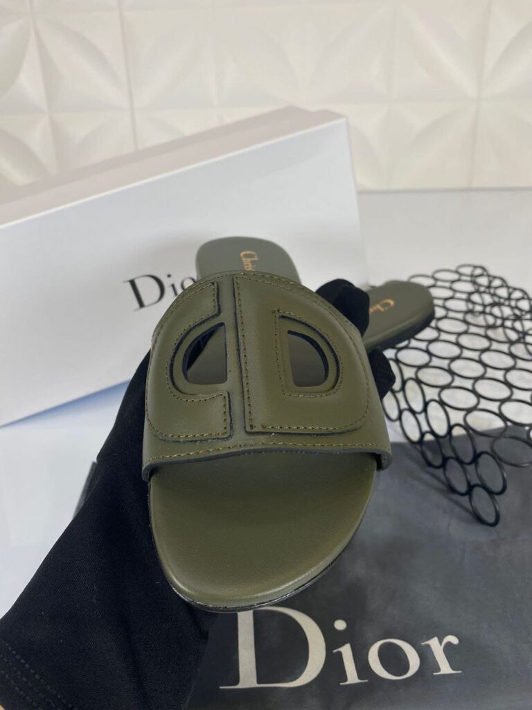 christian dior terlik d club slide haki yesil ithal