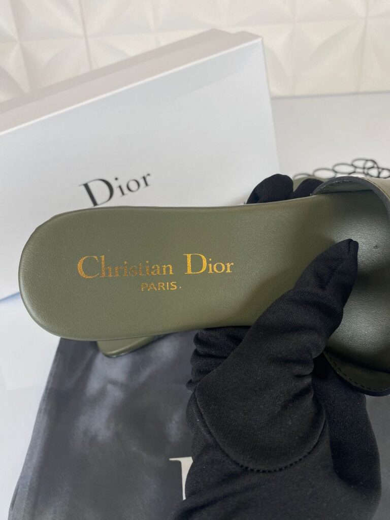 christian dior terlik d club slide haki yesil ithal