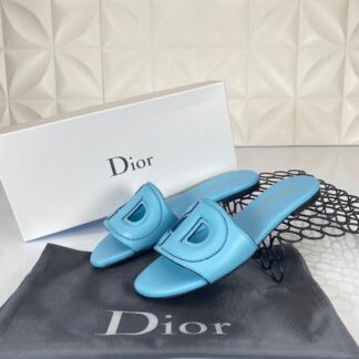 christian dior terlik d club slide mavi ithal