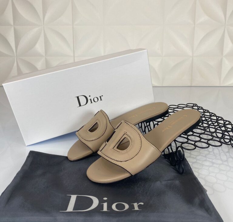christian dior terlik d club slide vizon