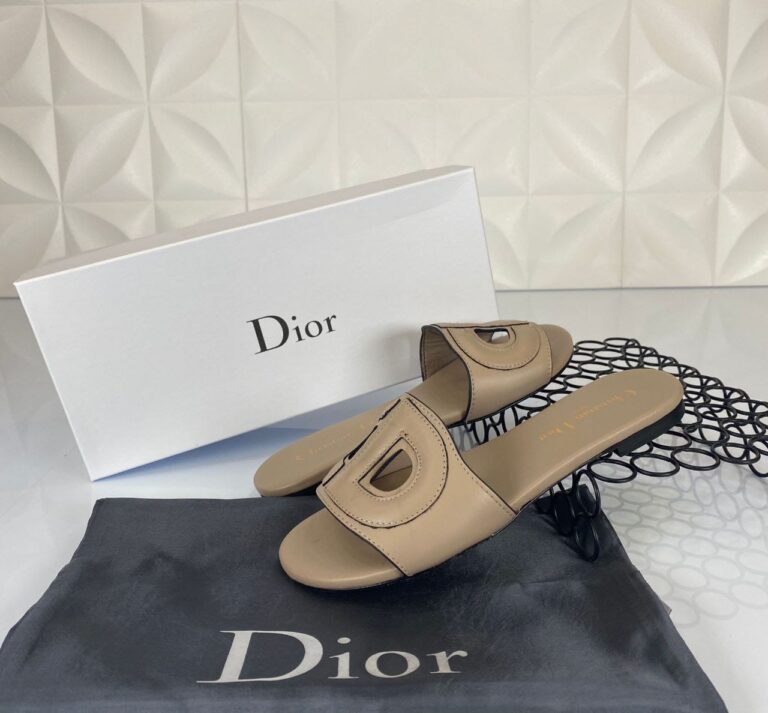 christian dior terlik d club slide vizon