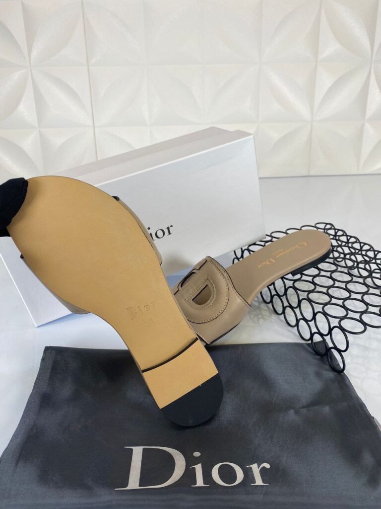 christian dior terlik d club slide vizon