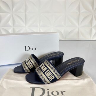christian dior terlik lacivert topuklu dway heeled 4 cm