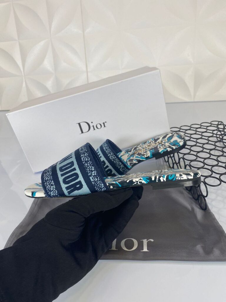 christian dior terlik mavi nakisli dway ithal