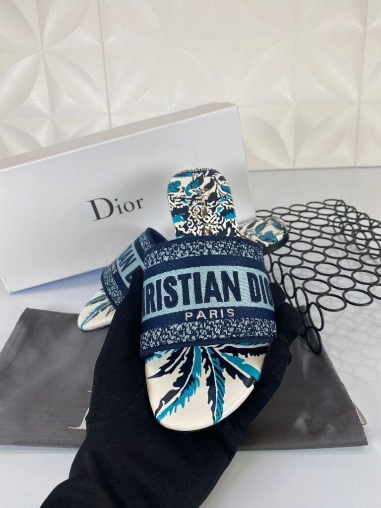 christian dior terlik mavi nakisli dway ithal