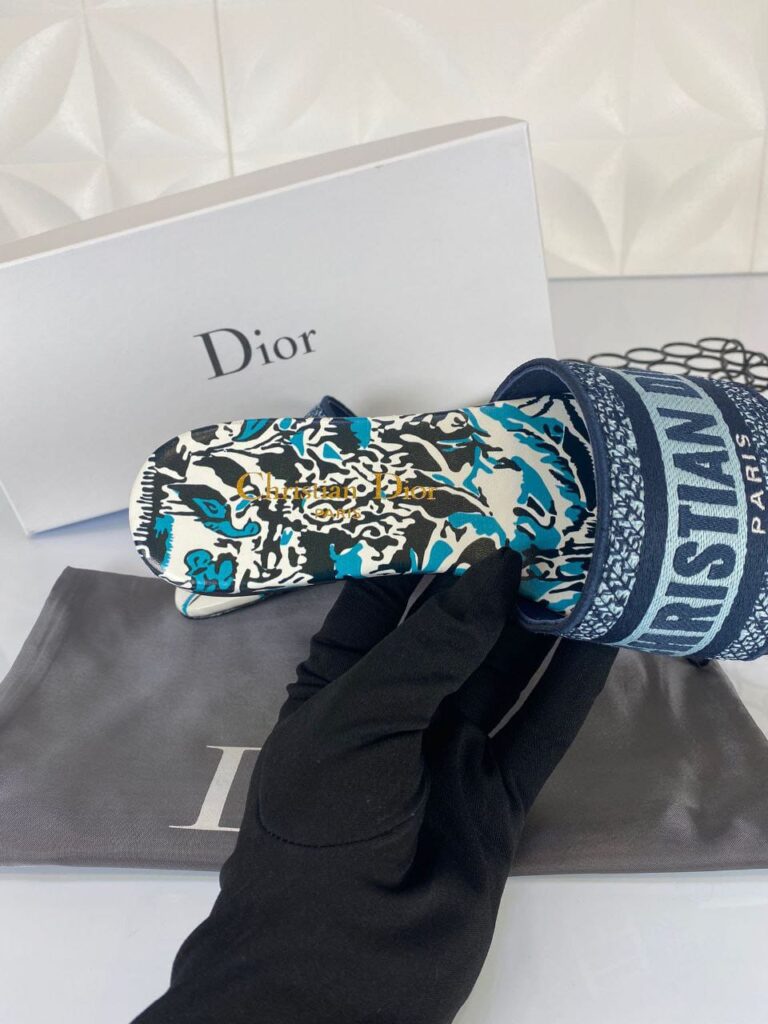 christian dior terlik mavi nakisli dway ithal