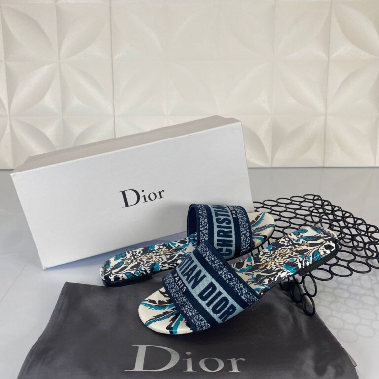 christian dior terlik mavi nakisli dway ithal