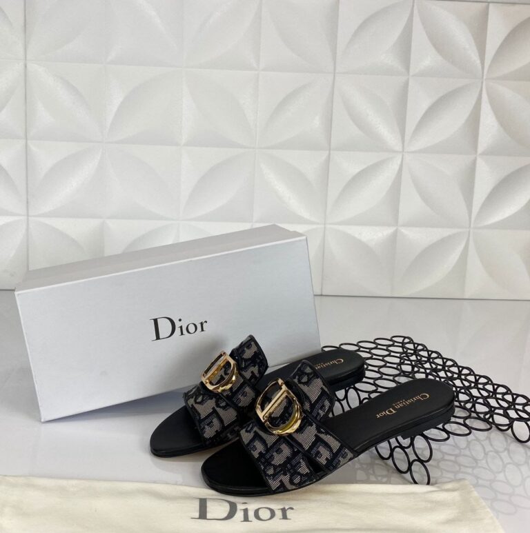 christian dior terlik siyah nakisli mule 30 montaigne deri