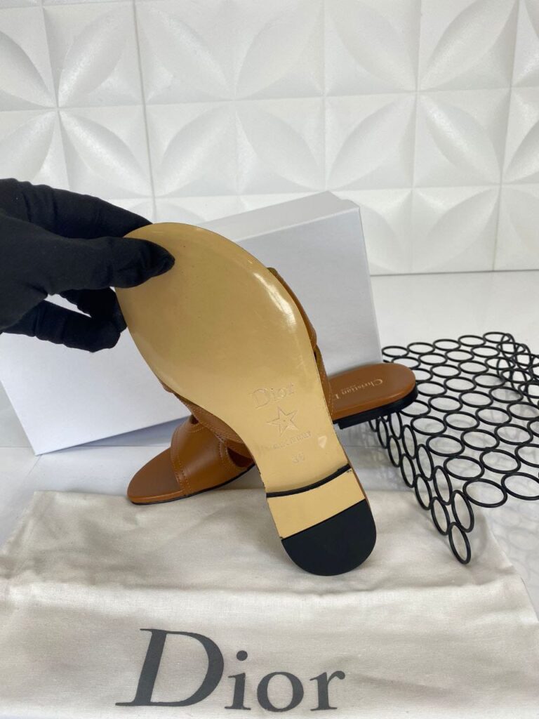 christian dior terlik taba mule 30 montaigne deri