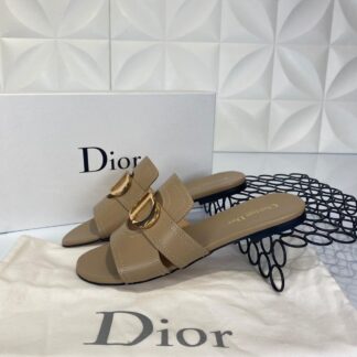 christian dior terlik vizon mule 30 montaigne deri