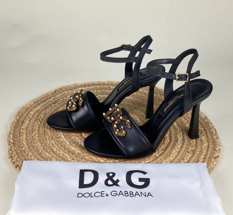 dolce gabbana ayakkabi siyah topuklu ithal