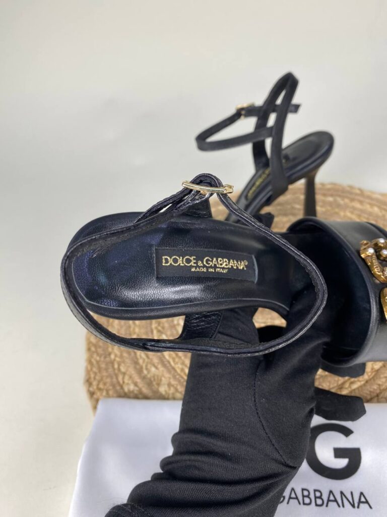 dolce gabbana ayakkabi siyah topuklu ithal
