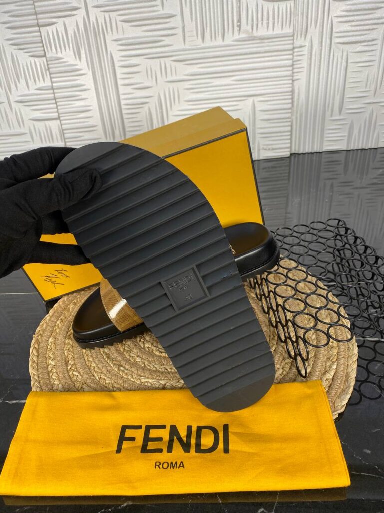 fendi terlik erkek kahve hakiki deri ithal
