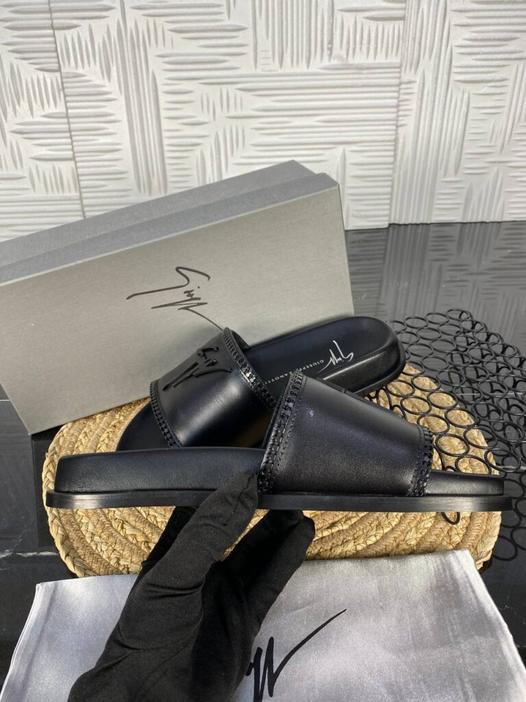 giuseppe zanotti terlik erkek siyah ithal