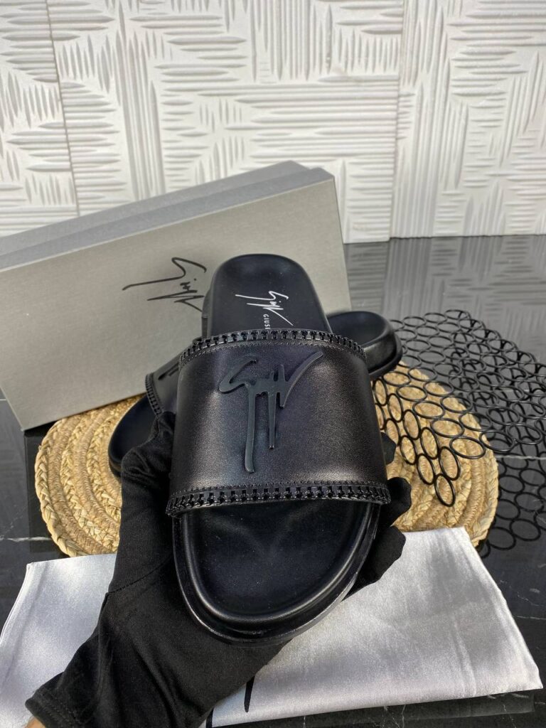 giuseppe zanotti terlik erkek siyah ithal