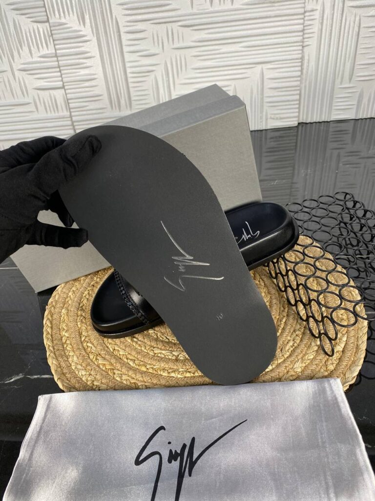 giuseppe zanotti terlik erkek siyah ithal