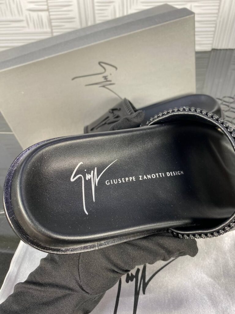 giuseppe zanotti terlik erkek siyah ithal