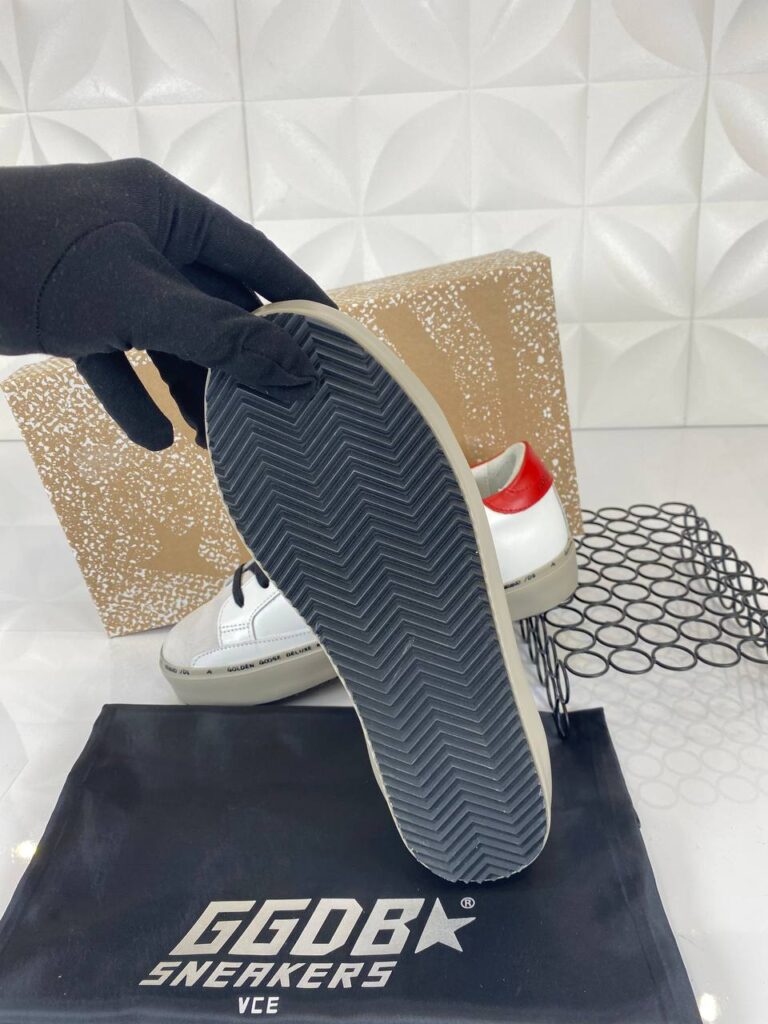 golden goose ayakkabi sneakers erkek beyaz mavi kirmizi ithal
