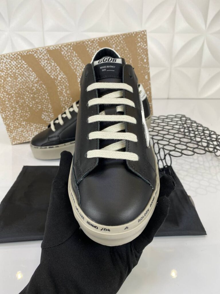 golden goose ayakkabi sneakers erkek siyah beyaz ithal
