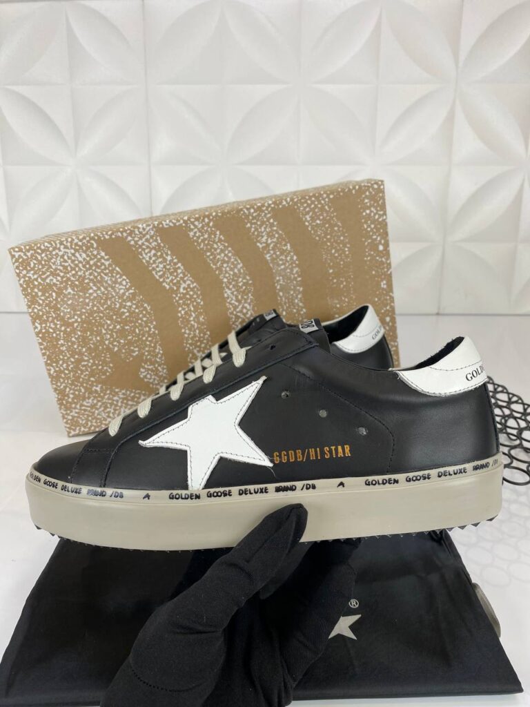 golden goose ayakkabi sneakers erkek siyah beyaz ithal