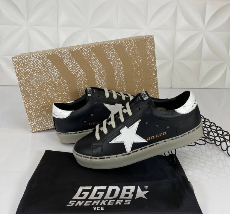 golden goose ayakkabi sneakers erkek siyah beyaz ithal