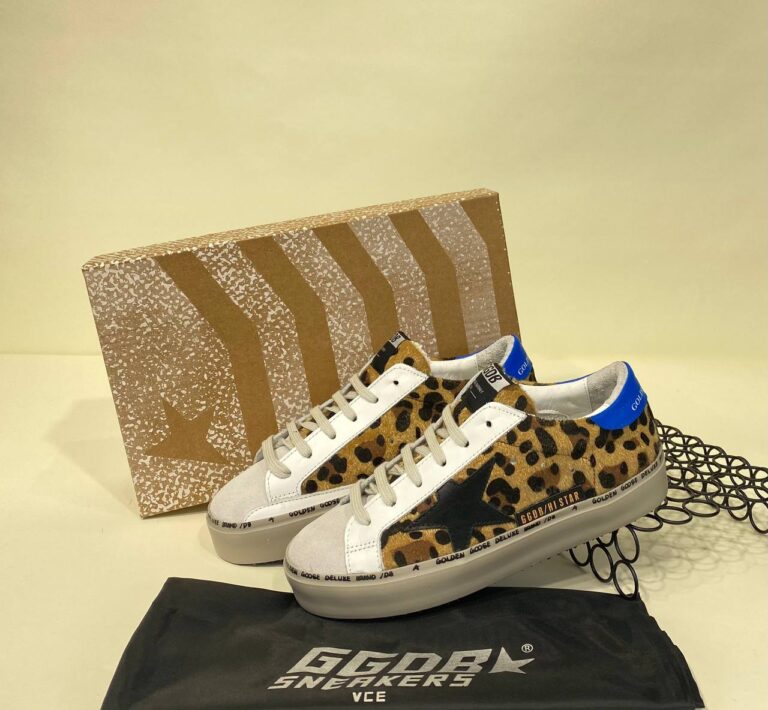 golden goose ayakkabi sneakers leopar ithal