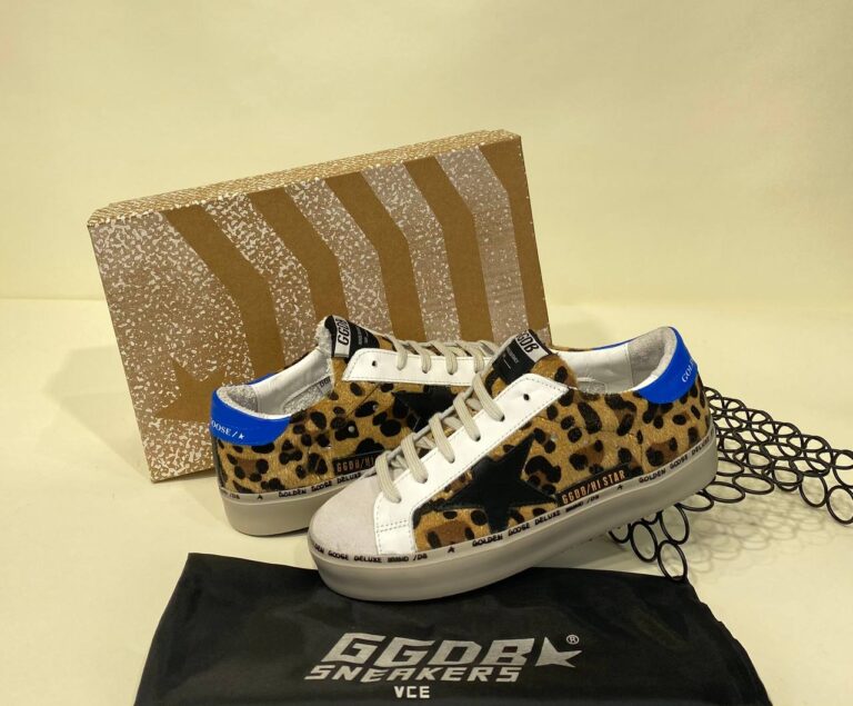 golden goose ayakkabi sneakers leopar ithal