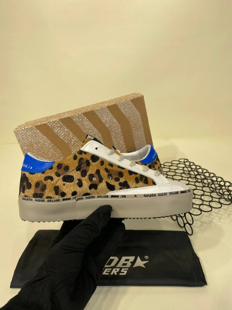 golden goose ayakkabi sneakers leopar ithal