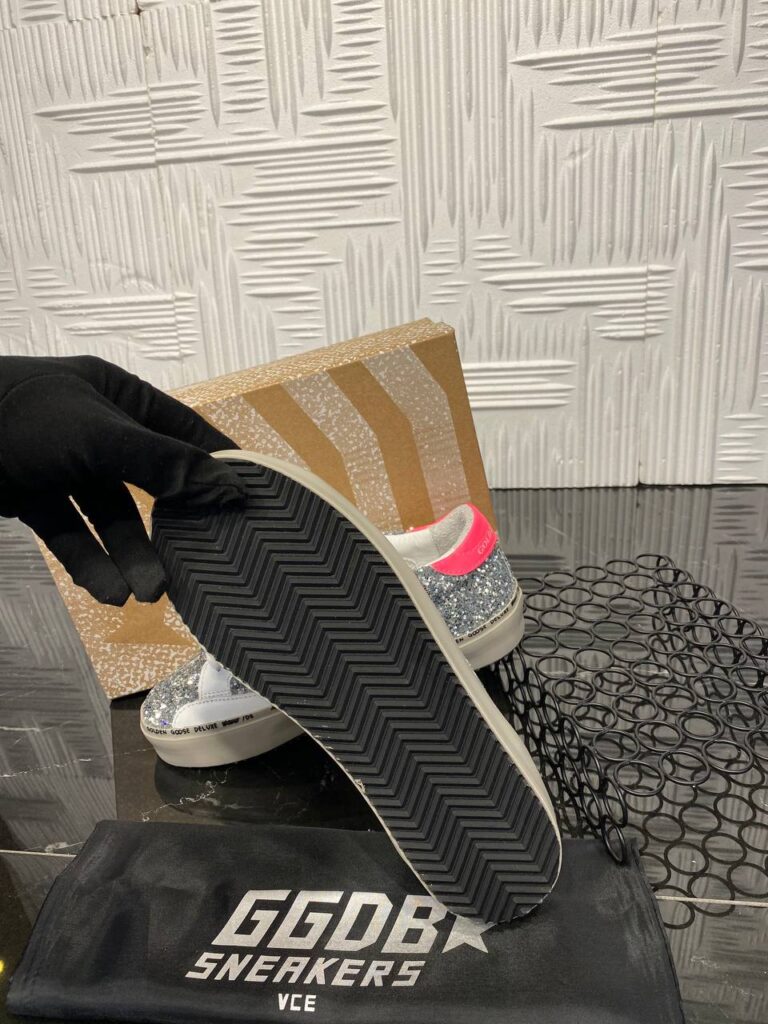 golden goose ayakkabi sneakers silver simli ithal