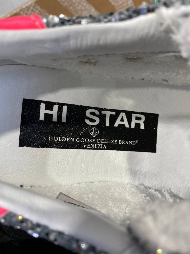 golden goose ayakkabi sneakers silver simli ithal