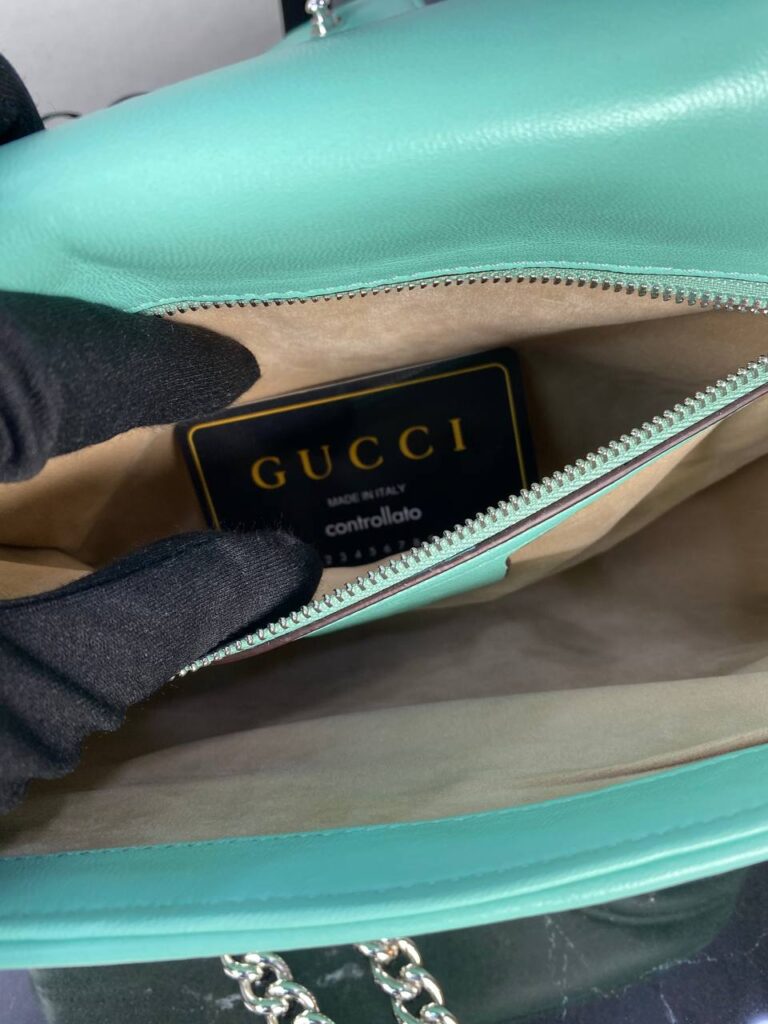 gucci canta marmont turkuaz silver 25x17 cm ithal